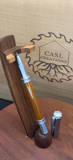 Satin Vertex rollerball in Osage orange wood