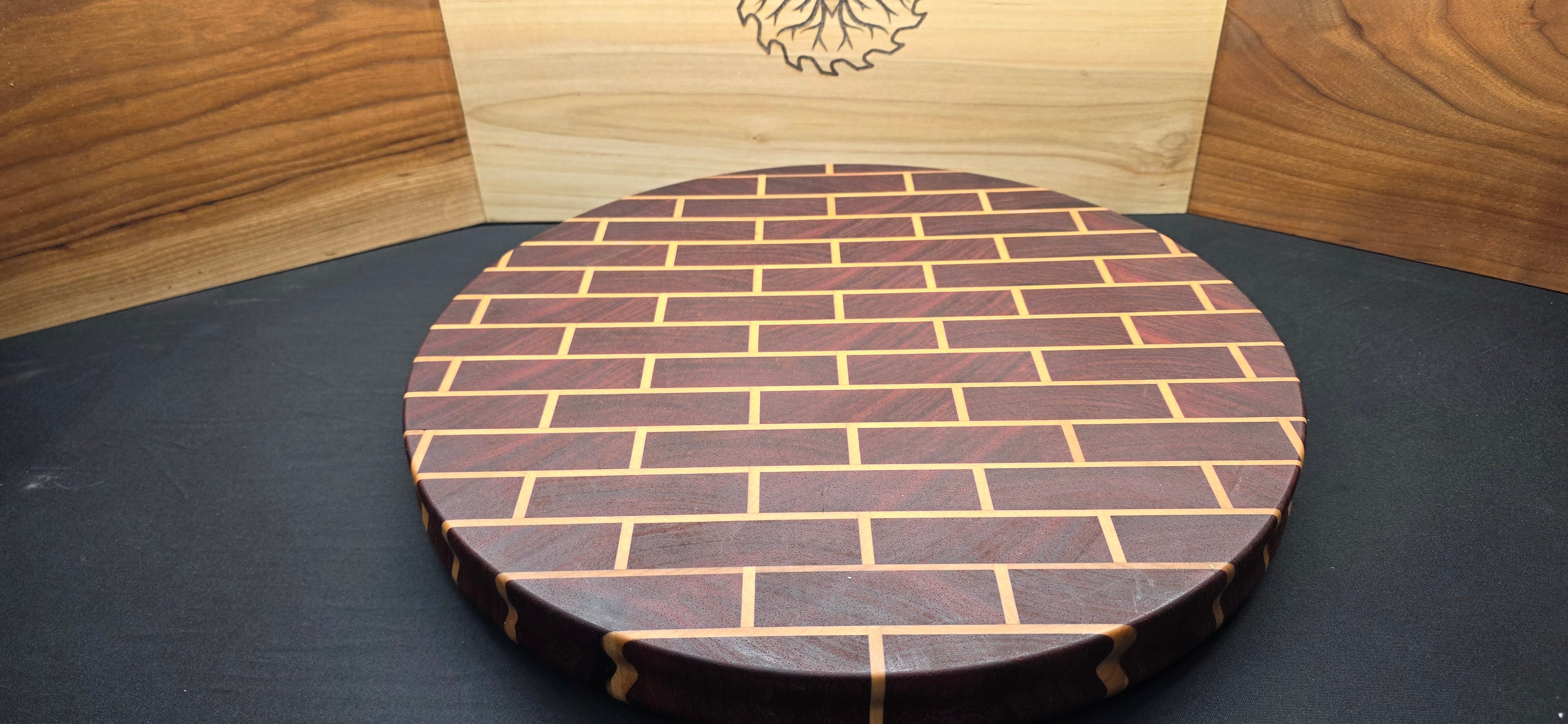 Brick pattern 14 Inch Lazy Susan