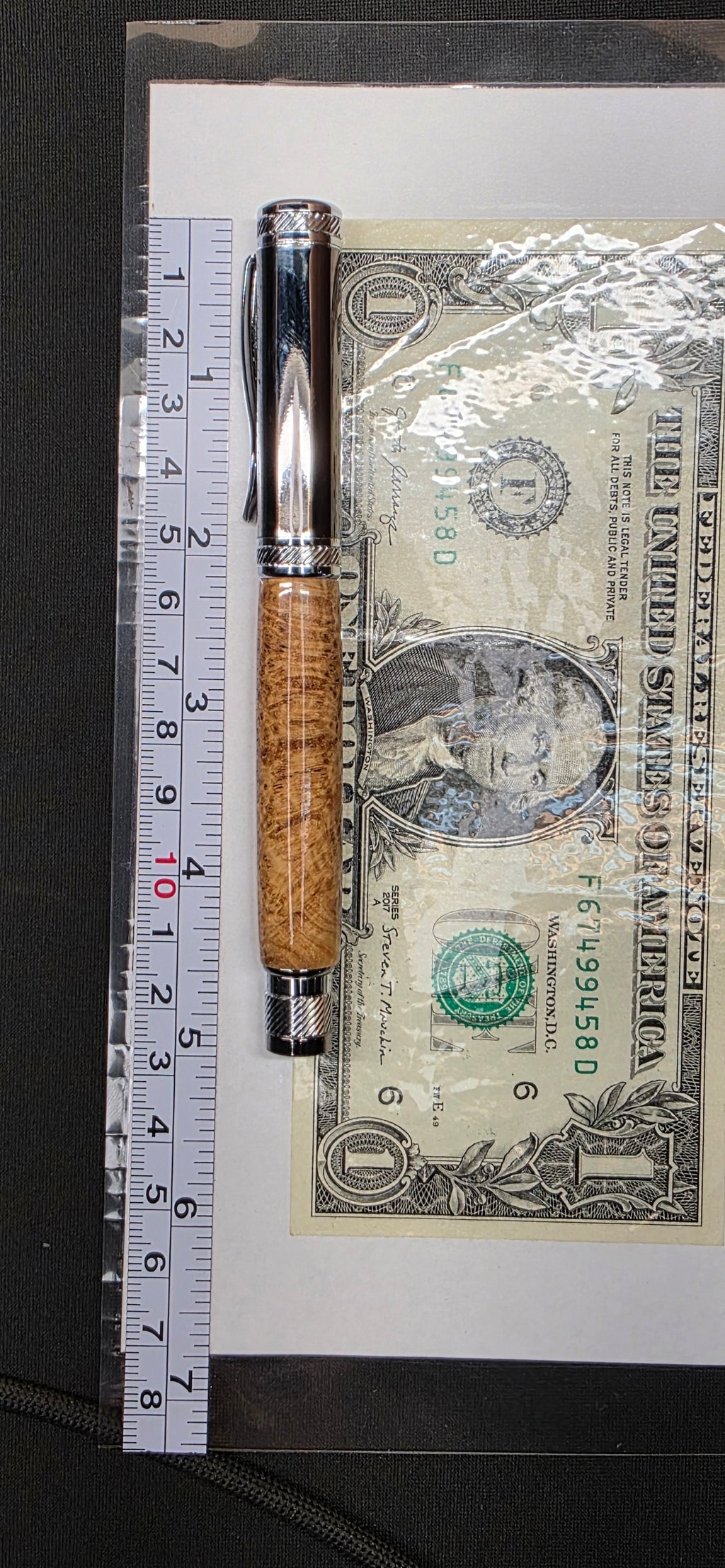 MP208 chrome and gun metal Exhibition grade Brown Malley Burl