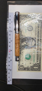 MP208 chrome and gun metal Exhibition grade Brown Malley Burl