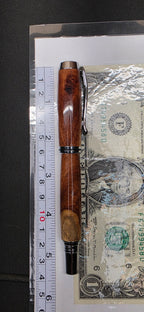 Jr. George, Chrome, hand turned Amboyna with sap