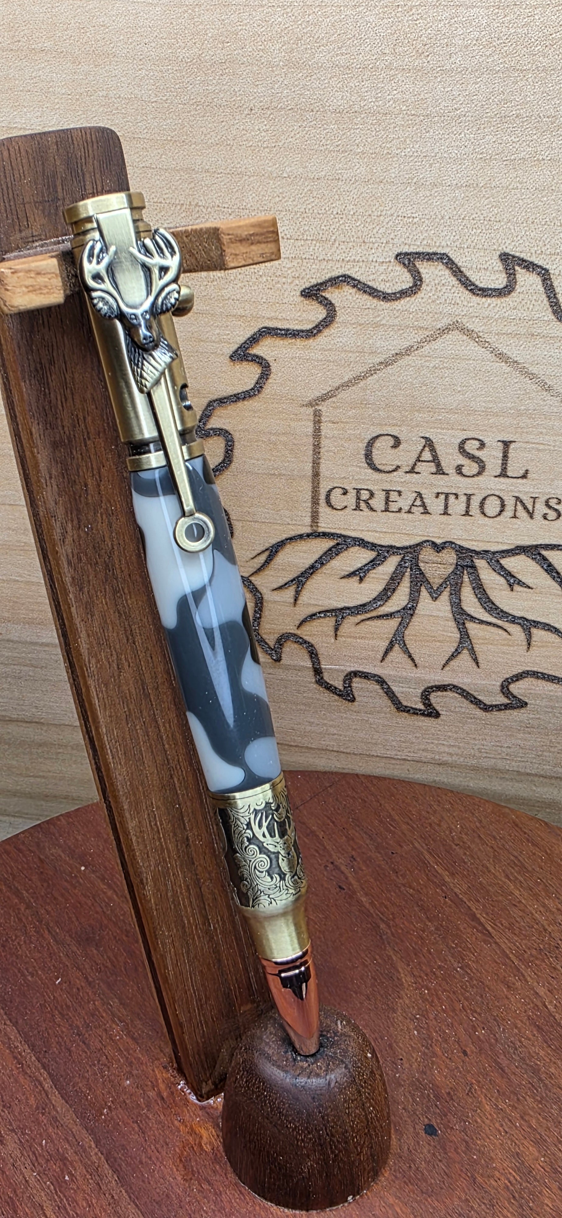 Bolt Action Deer Hunter in Urban Camo