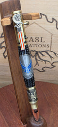 U.S.A.F. Medallion Bolt Action Bald Eagle Pen