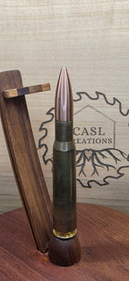 50 BMG Ball point desk pen in Maple Burl
