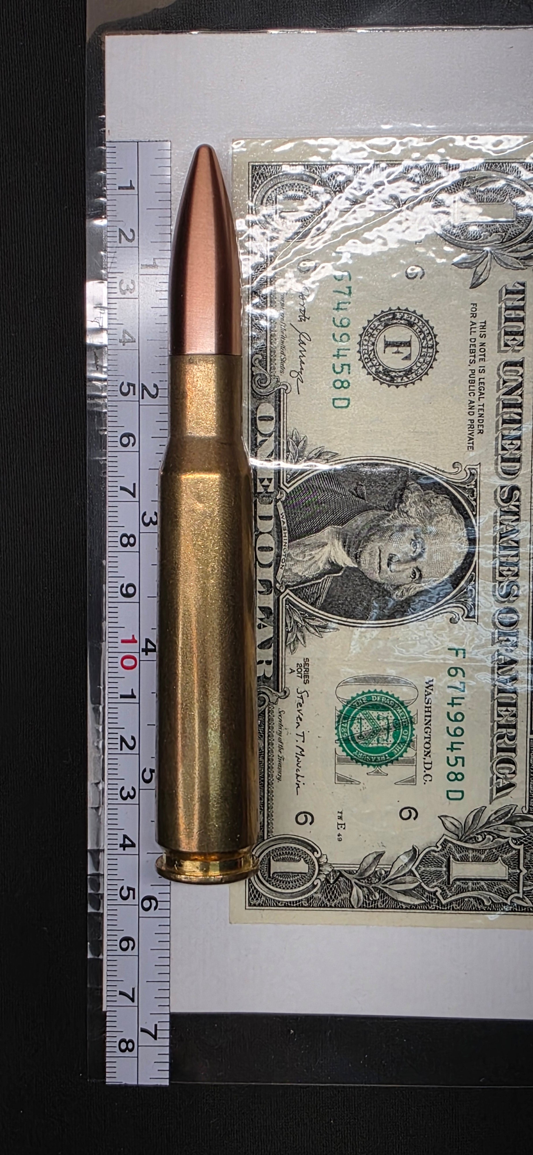 50 BMG roller ball desk pen in Maple Burl