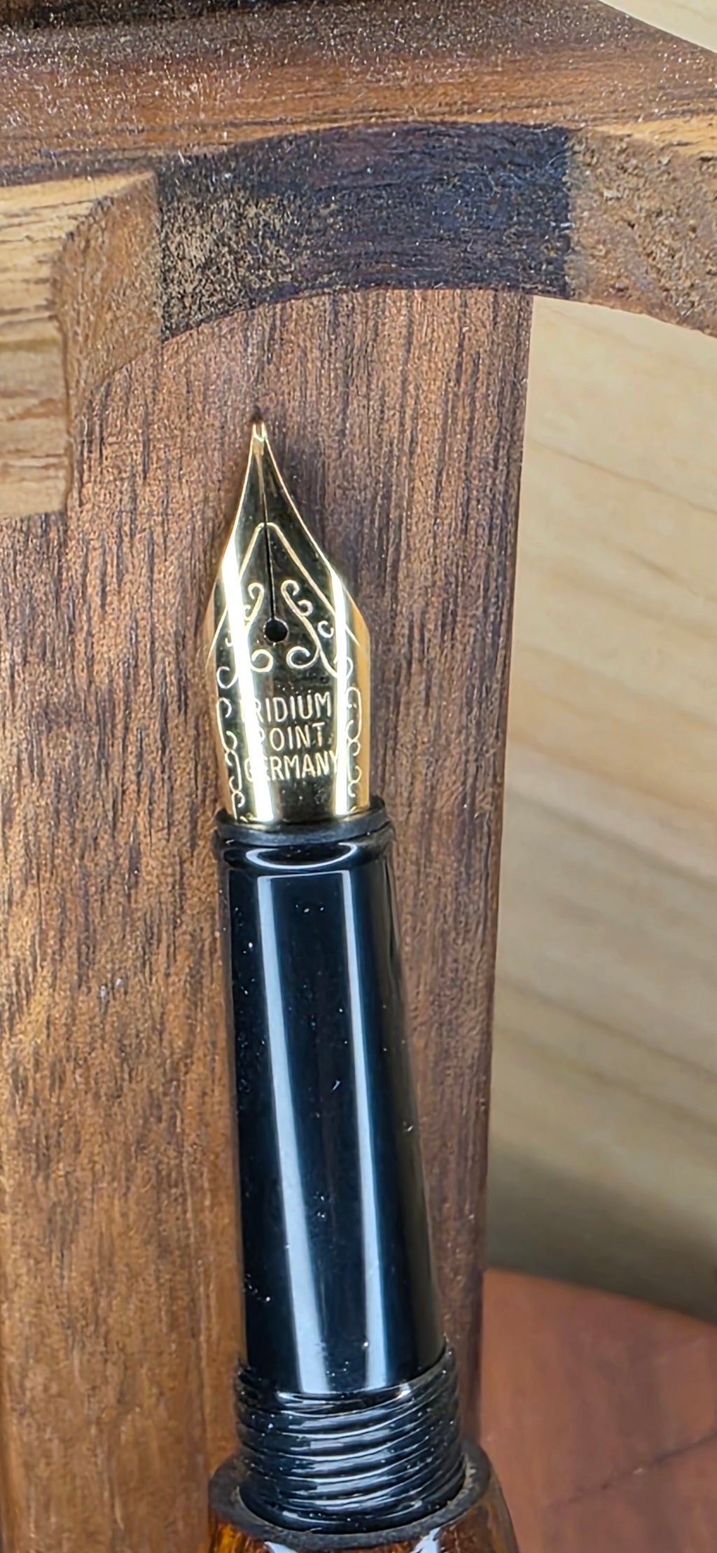 Atrax Fountain pen in desert iron wood