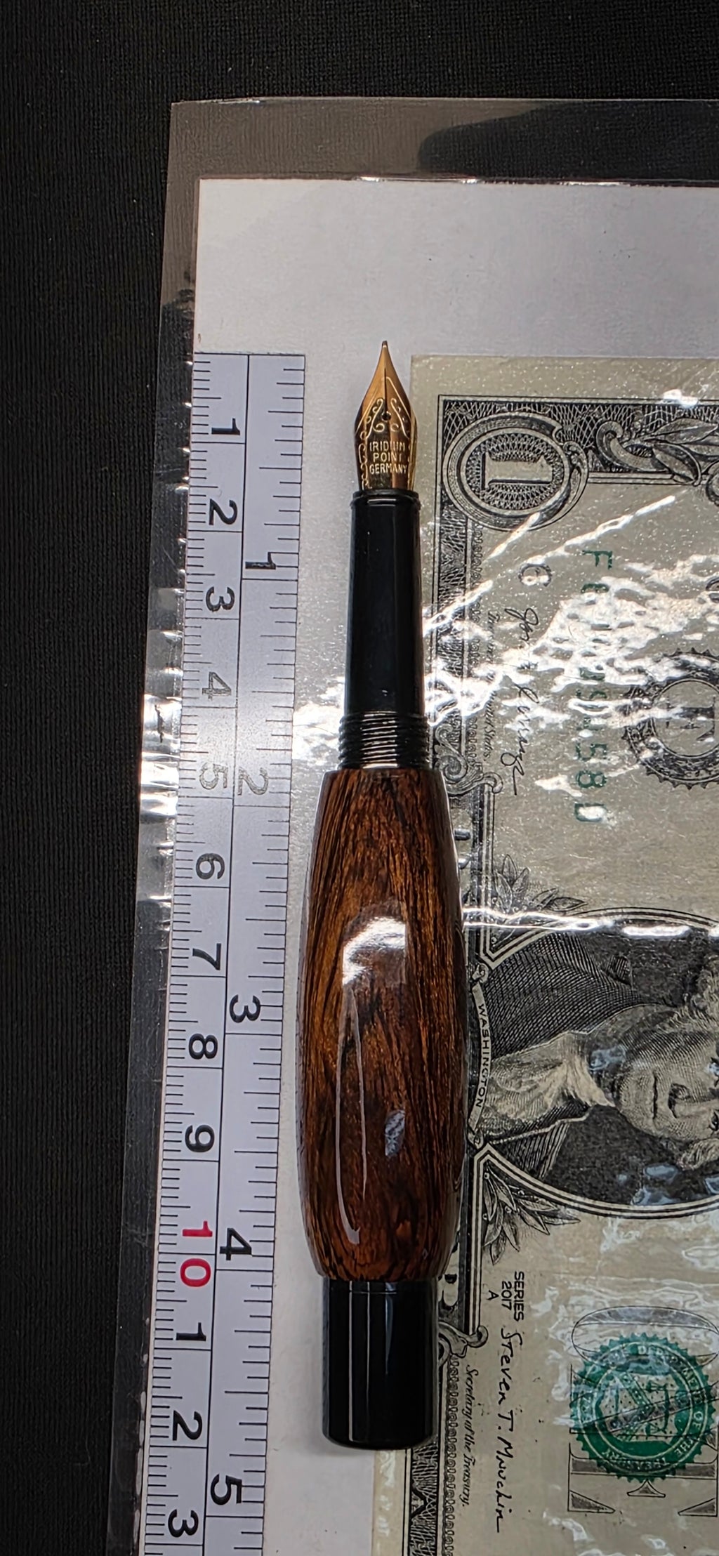 Atrax Fountain pen in desert iron wood