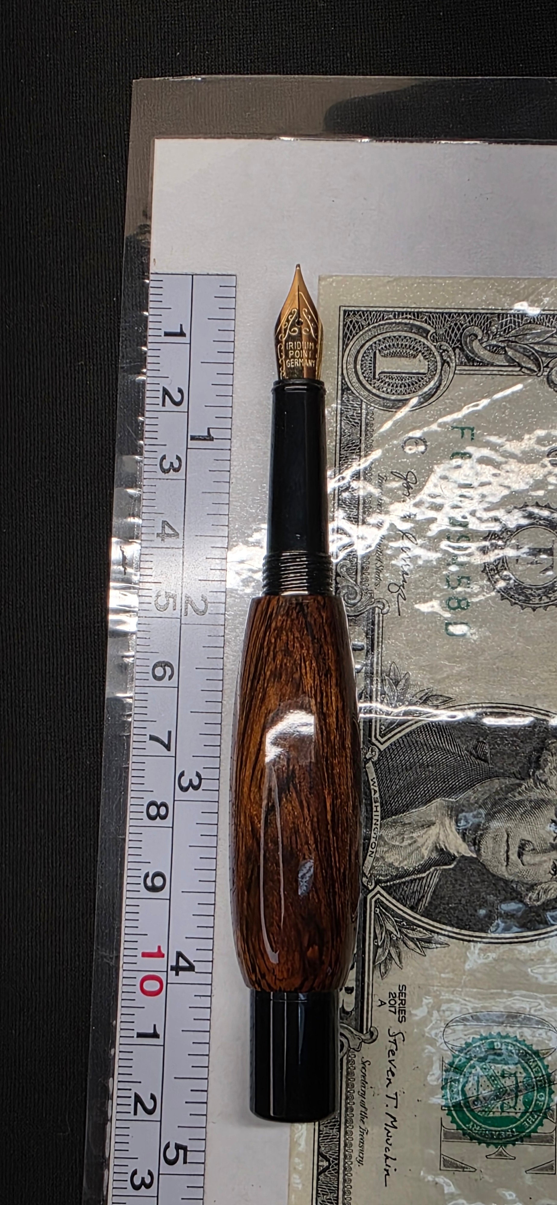 Atrax Fountain pen in desert iron wood