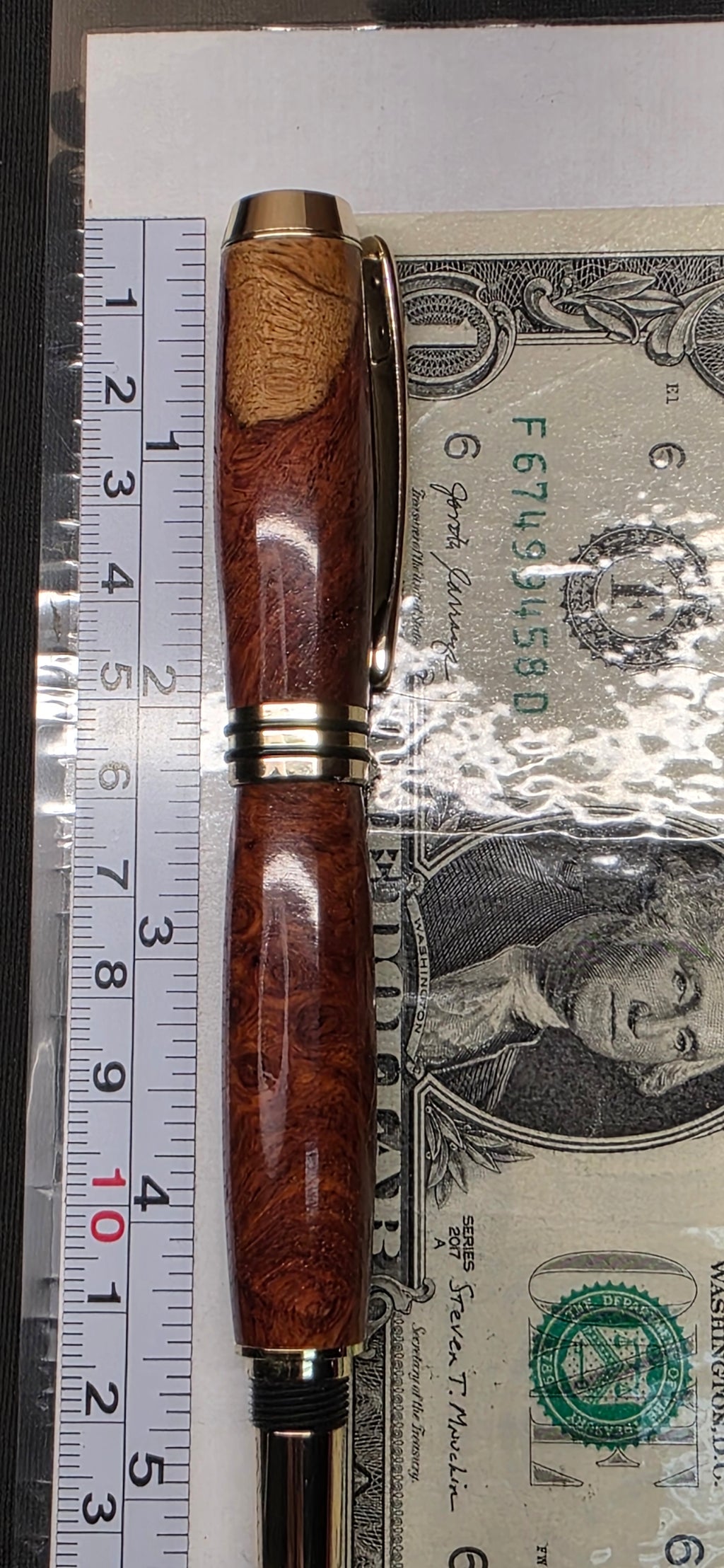 Tycoon Fountain pen Amboyna Burl