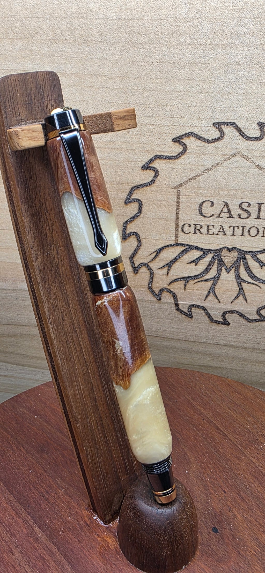 Classic elite 2 Fountain pen Mallee Burl and Alumilite Hybrid