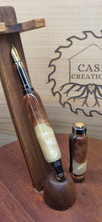 Classic elite 2 Fountain pen Mallee Burl and Alumilite Hybrid