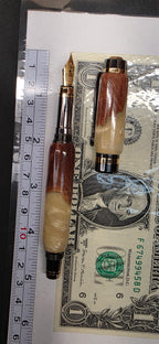 Classic elite 2 Fountain pen Mallee Burl and Alumilite Hybrid