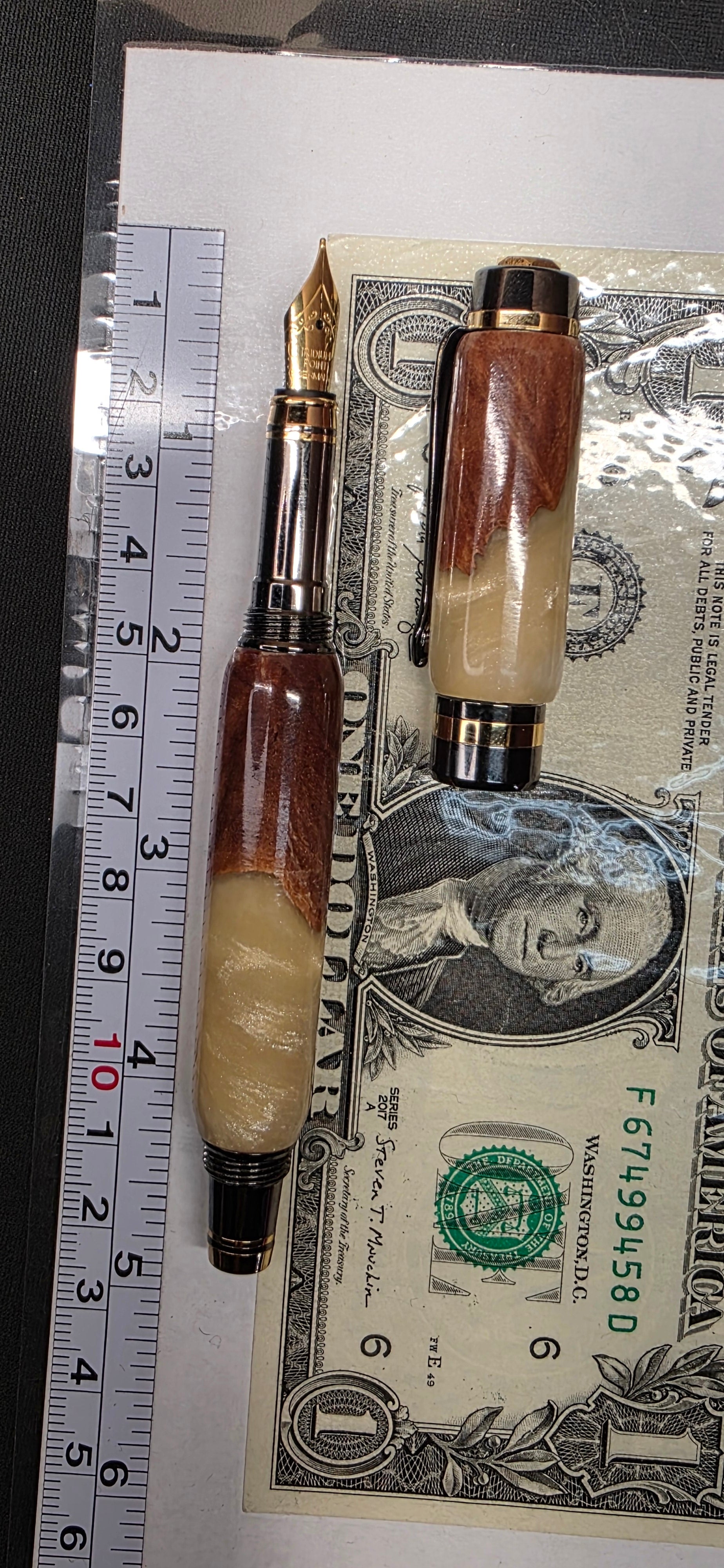 Classic elite 2 Fountain pen Mallee Burl and Alumilite Hybrid