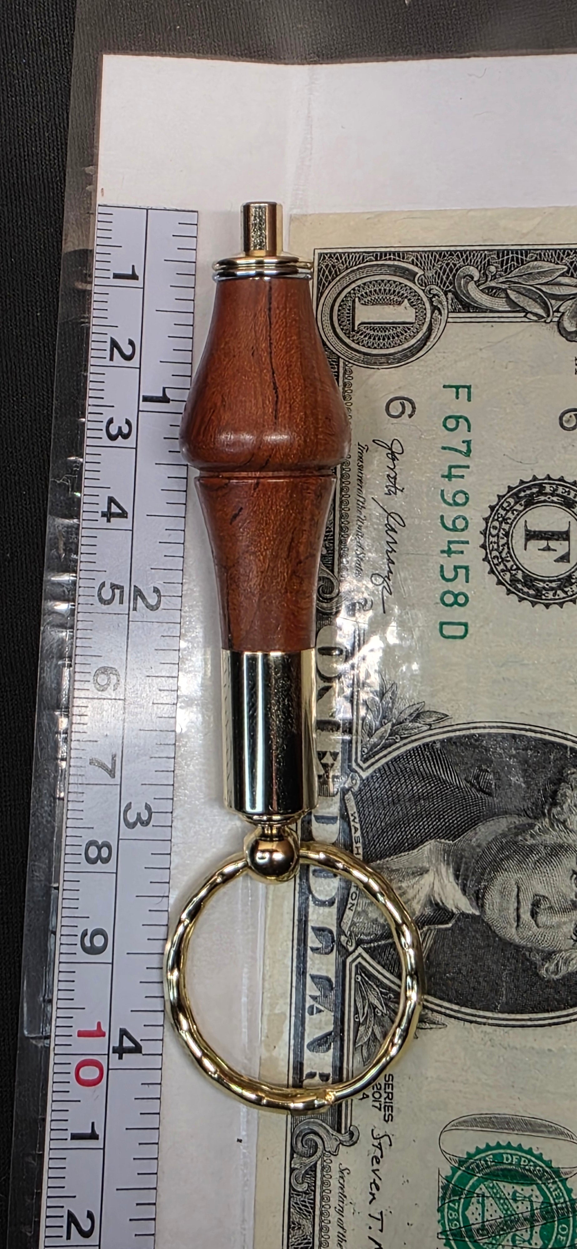 Keychain Cigar Punch in Cherry wood