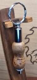 Keychain Cigar Punch in Buckeye Maple burl