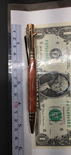 Bolt Action Tec pen in Brown Mallee Burl