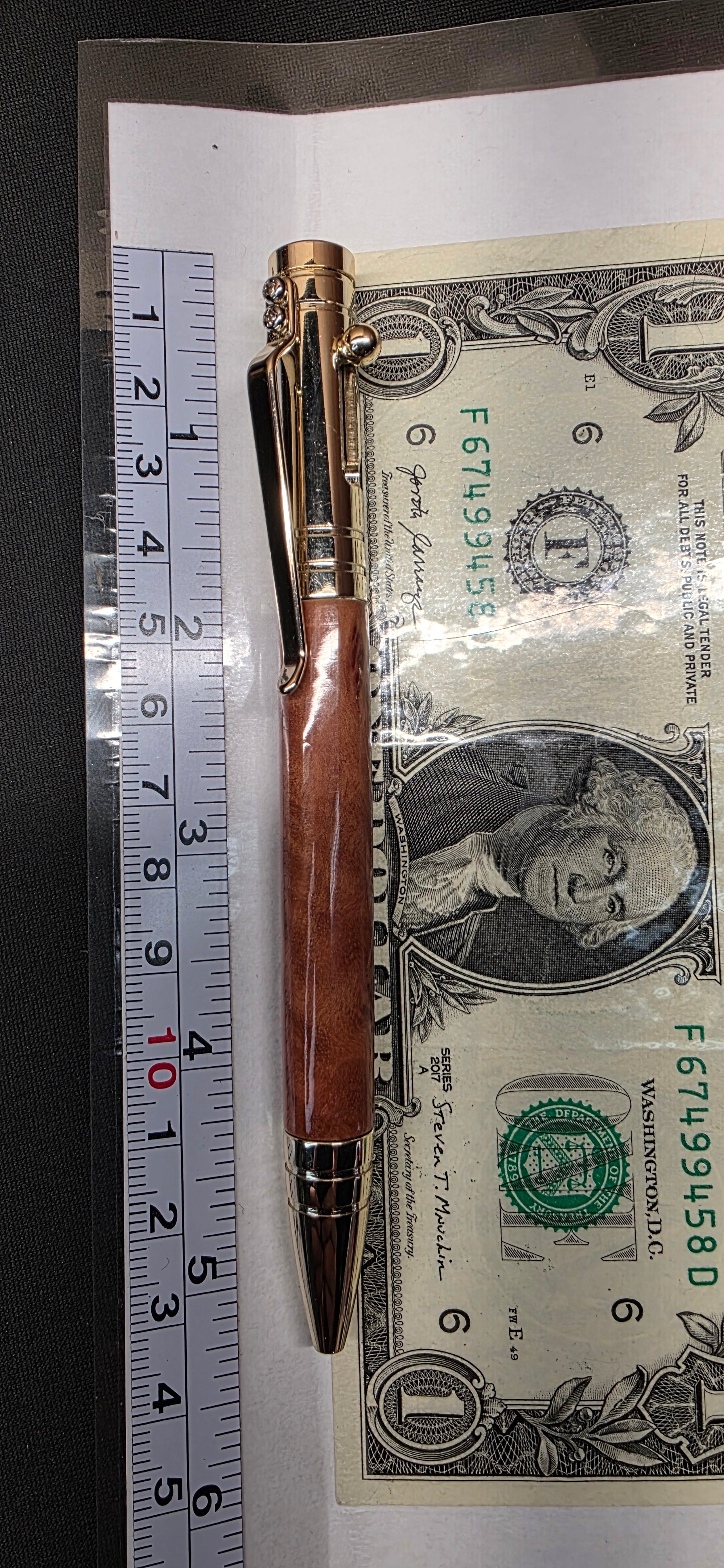 Bolt Action Tec pen in Brown Mallee Burl