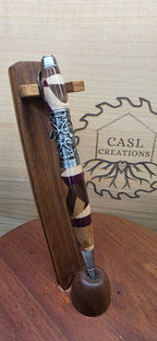 Filabella twist pen in mixed hardwood