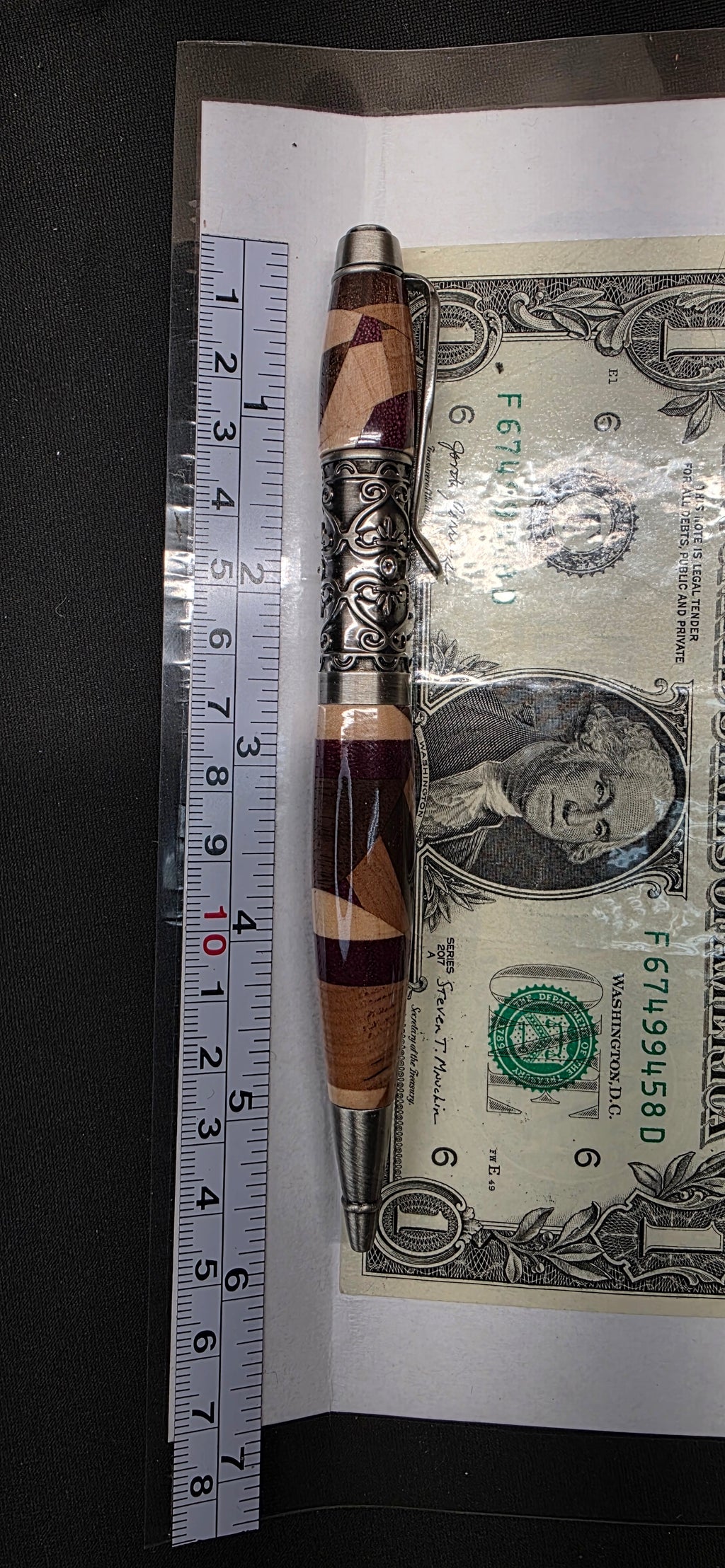 Filabella twist pen in mixed hardwood