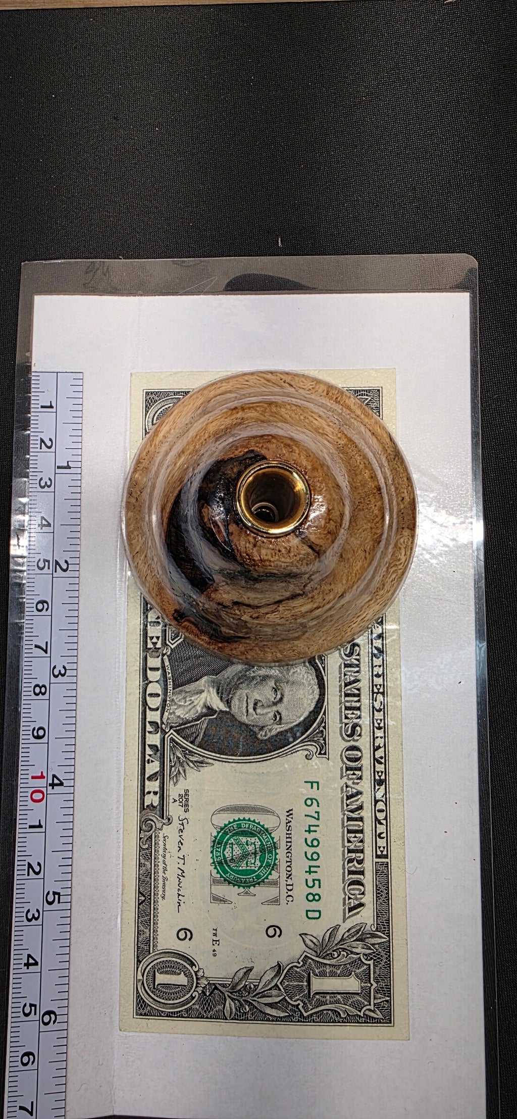 Pen funnel, Black ash burl