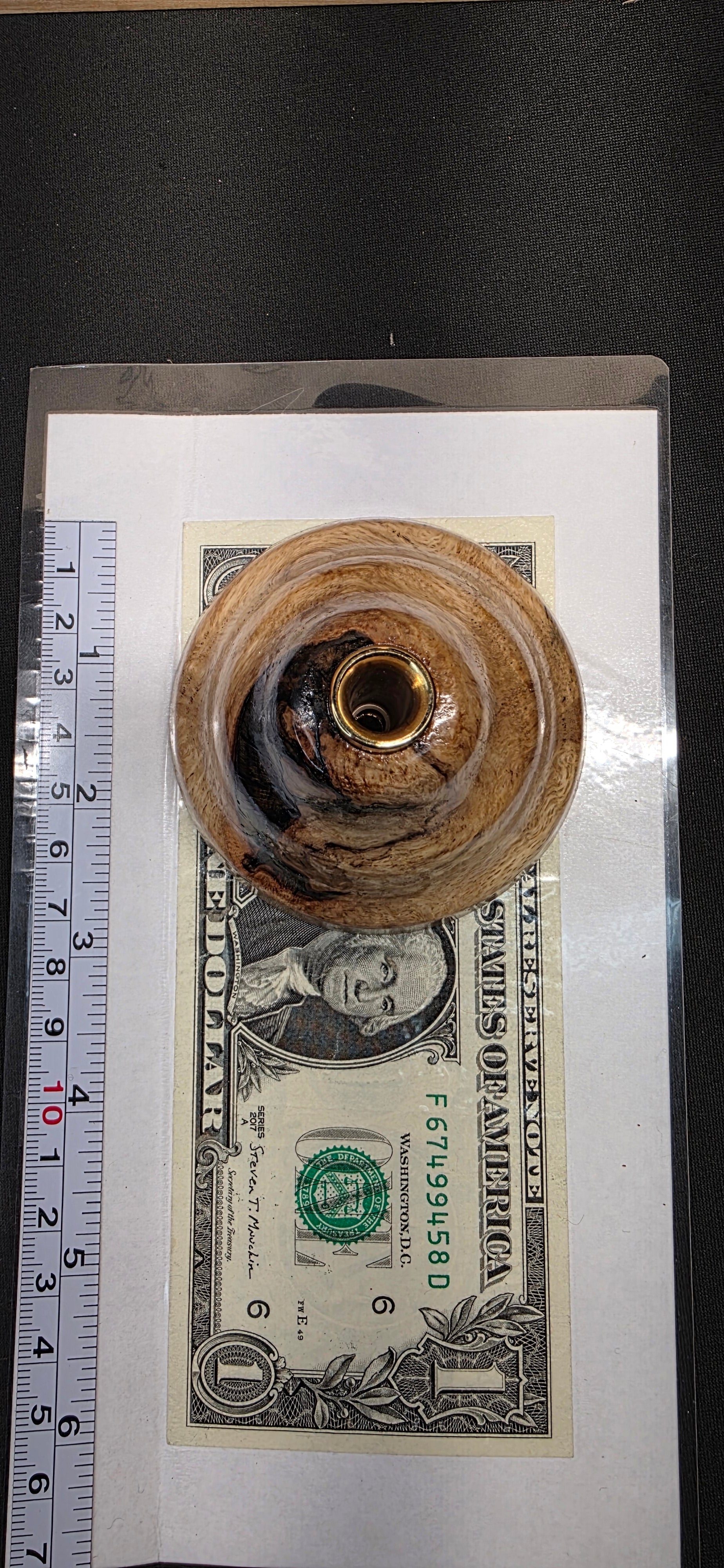 Pen funnel, Black ash burl
