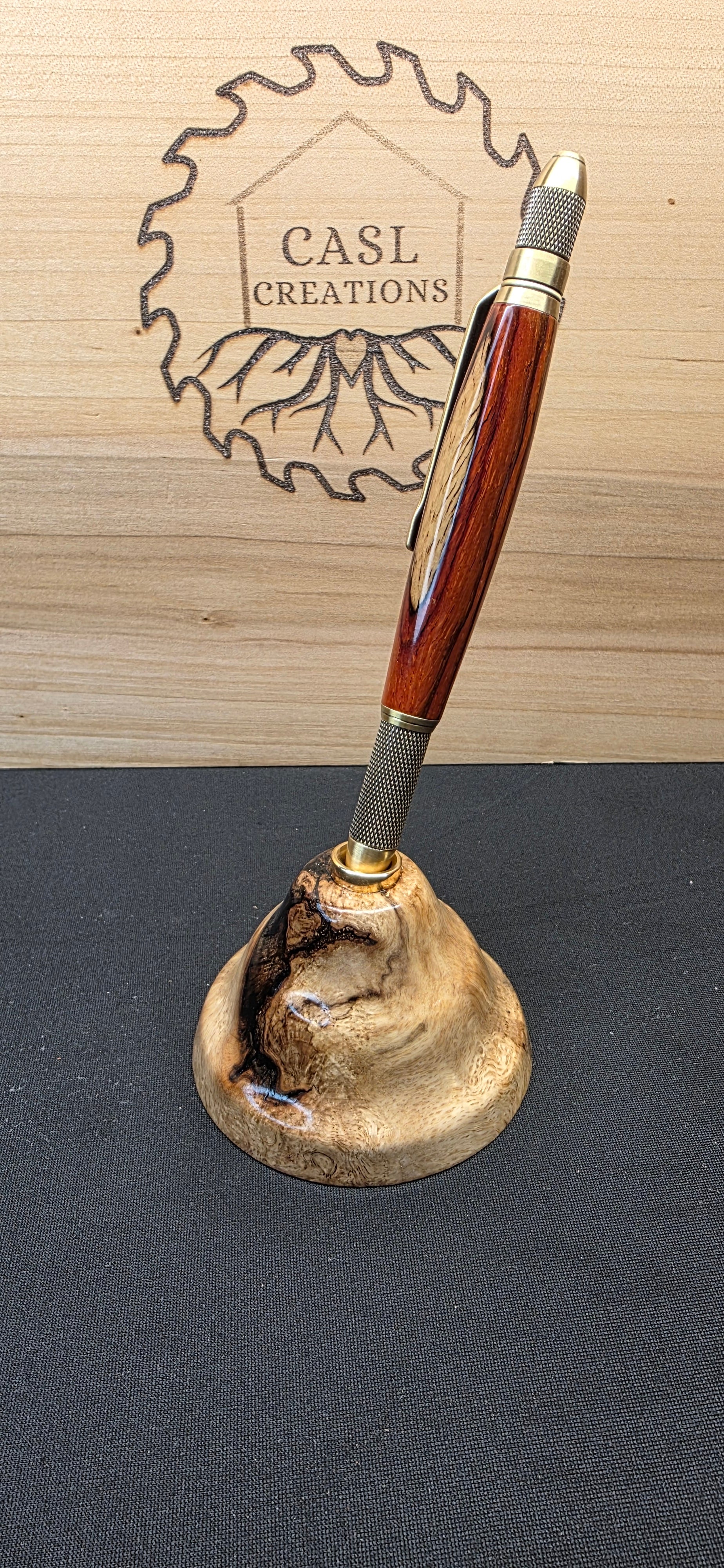 Pen funnel, Black ash burl