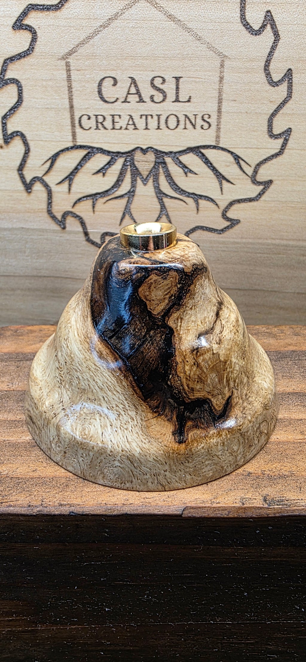 Pen funnel, Black ash burl