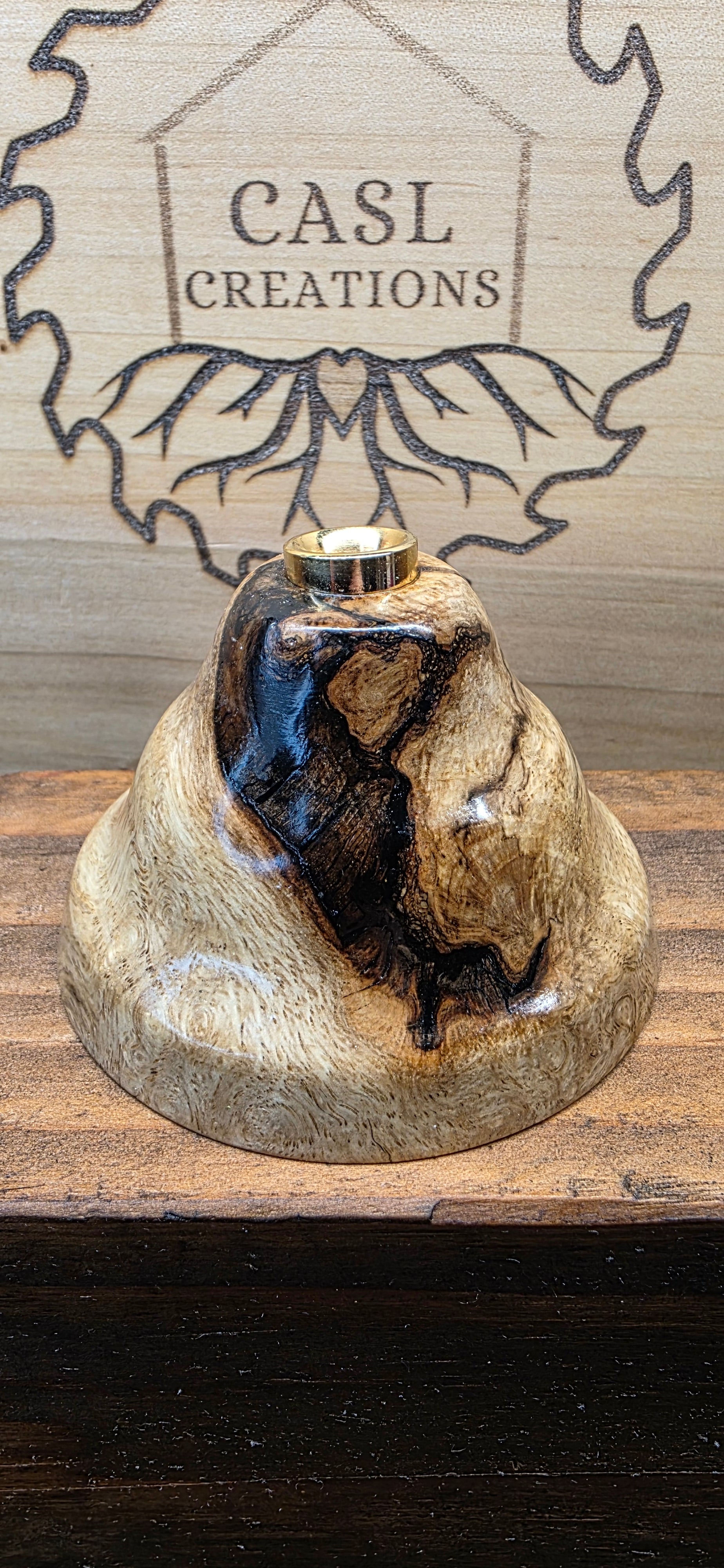 Pen funnel, Black ash burl